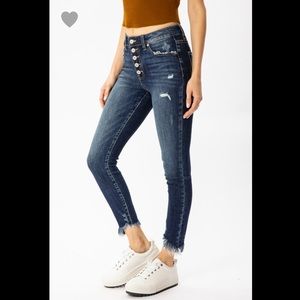 SIZE 25 Kan Can Ankle Skinny Jeans